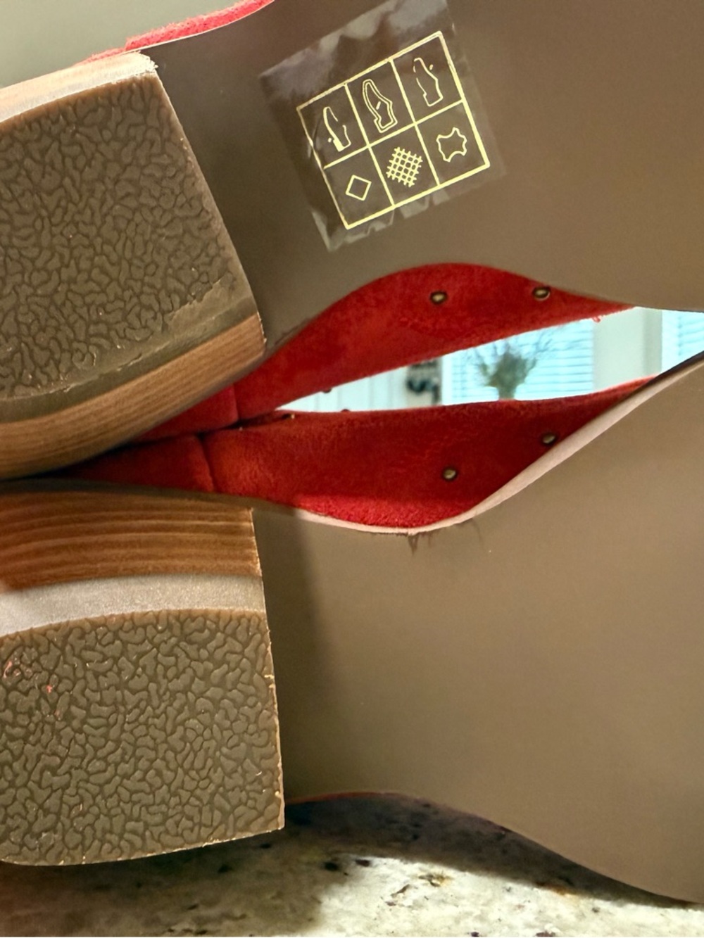 DINGO Hallmark x Opry® Merlot Suede Women's Cowboy Boots NWT - Picture 14 of 16